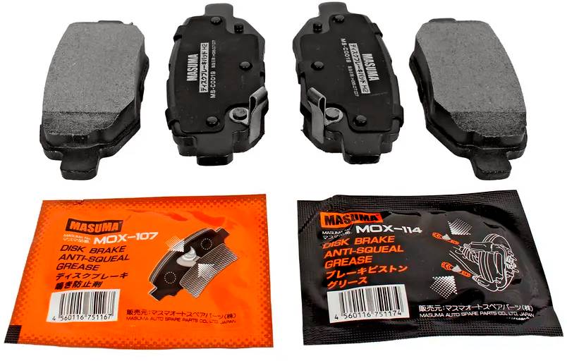 ЗАПЧАСТИ Колодки тормозные дисковые MASUMA MS-C0019