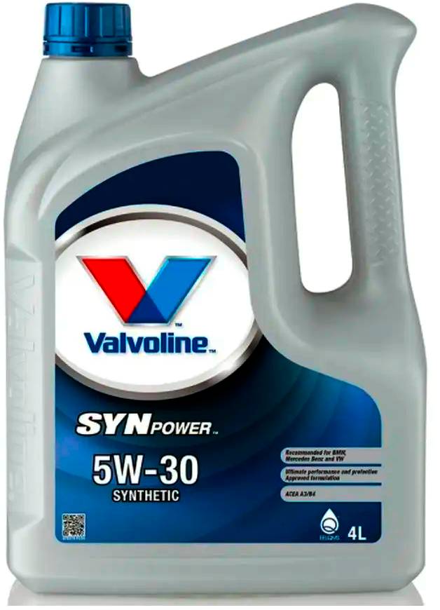 АВТОМАСЛА Масло моторное VALVOLINE SYNPOWER 5W30 4л