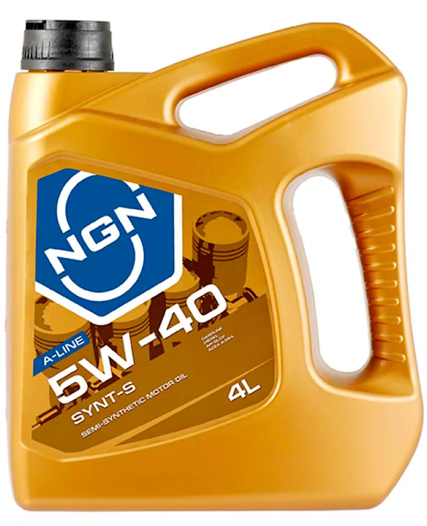 АВТОМАСЛА Моторное масло NGN SYNT-S A-LINE 5W40 4л