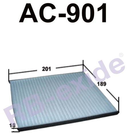 ФИЛЬТРЫ Фильтр салонный RB-exide AC-901 17288-AE000