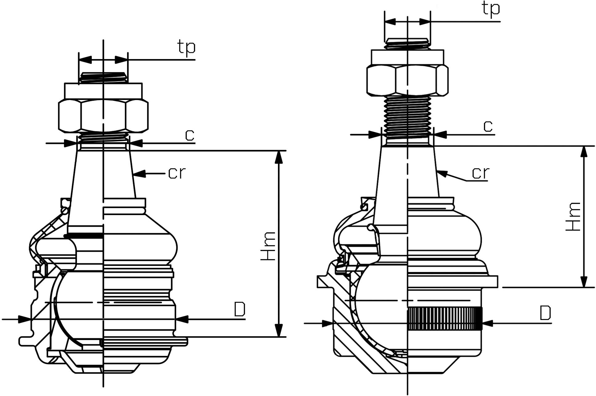 ЗАПЧАСТИ Шаровая опора SIDEM 71282 / CBM-11