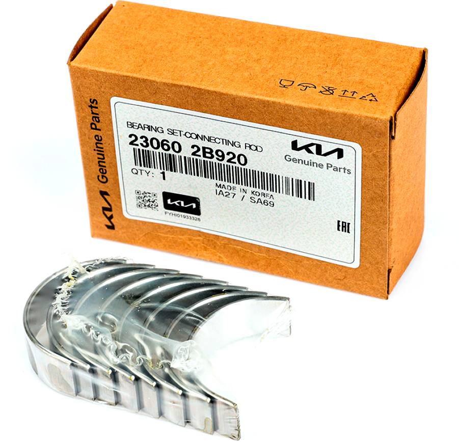 ЗАПЧАСТИ Вкладыши шатунные Hyundai/Kia 0.25 23060-2B920