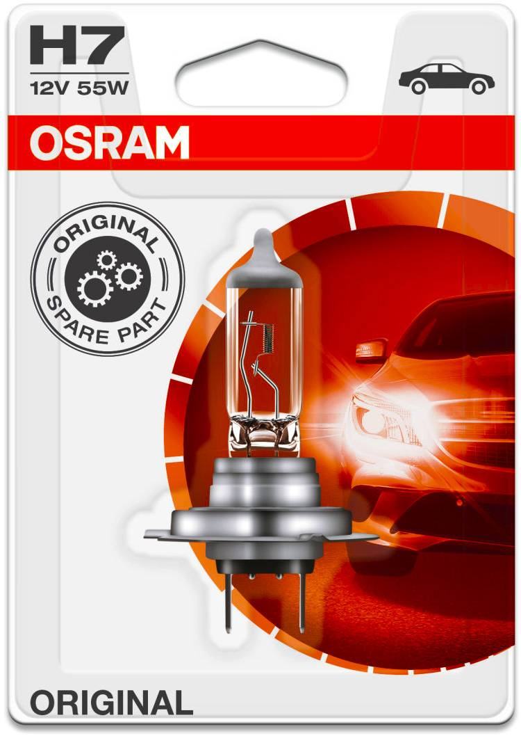ЛАМПЫ / АВТОЭЛЕКТРИКА Лампа автомобильная Osram H7 12V-55W