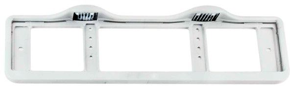 Аксессуары Рамка для номера с подсветкой пластм верхняя закруглённая белая