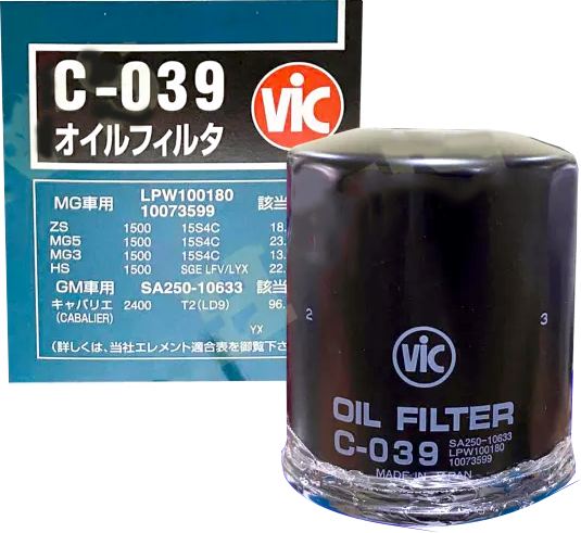 ФИЛЬТРЫ ФИЛЬТР ОЧИСТКИ МАСЛА VIC C-039