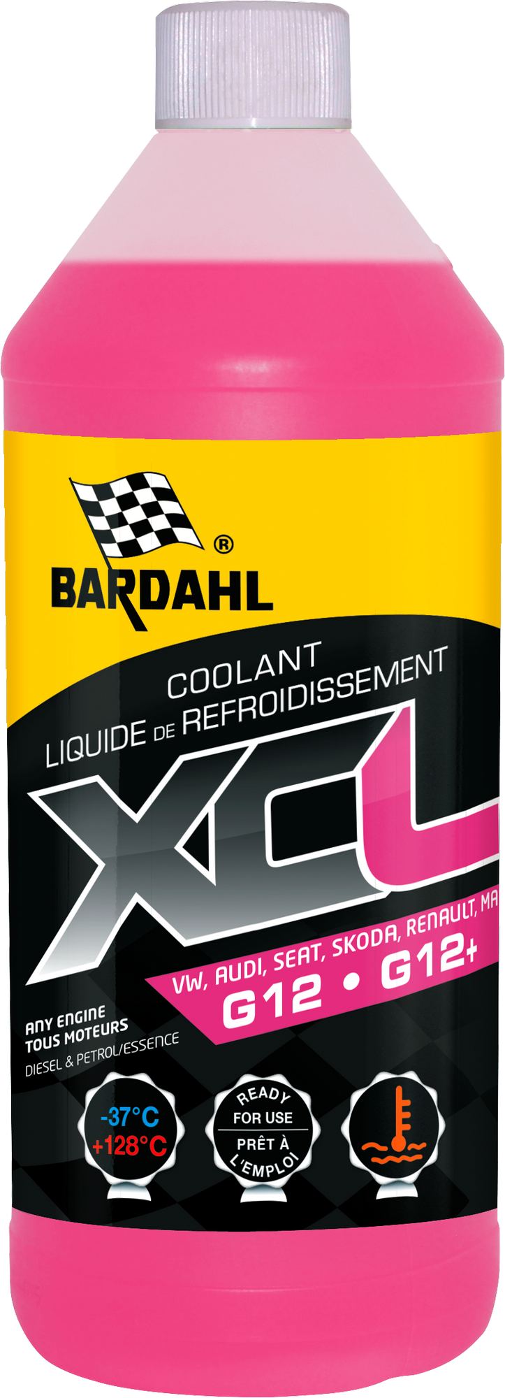 Присадки / Автохимия Антифриз готовый розовый BARDAHL G12/G12+ 1л