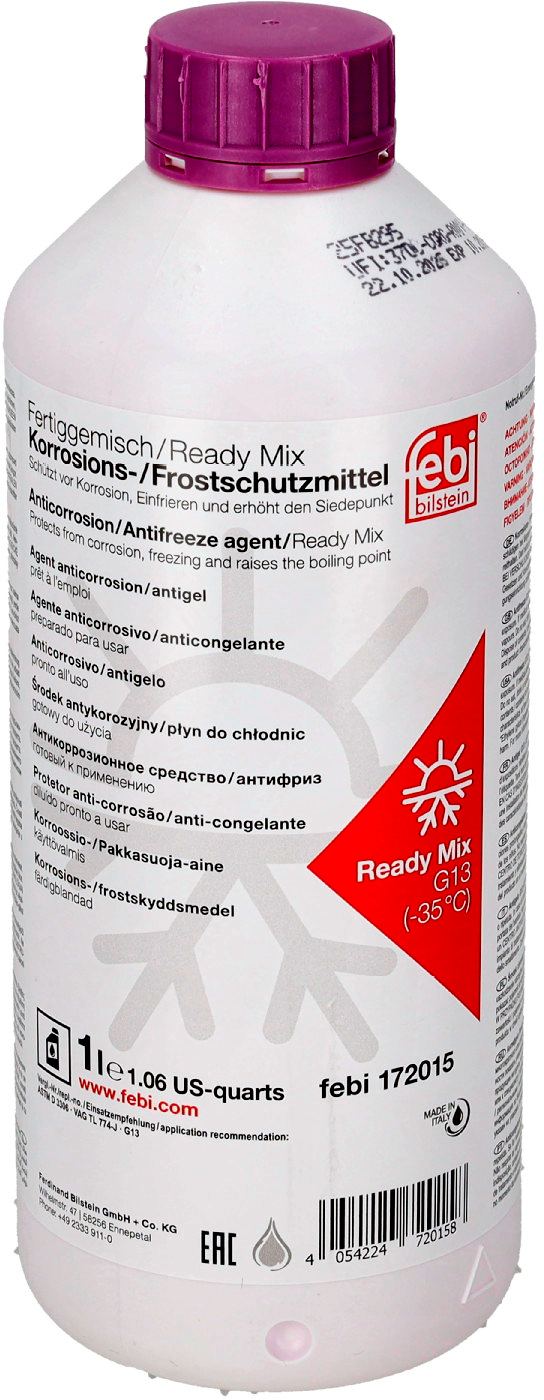 Тосол, антифриз Антифриз готовый Febi G13 фиолетовый 1л