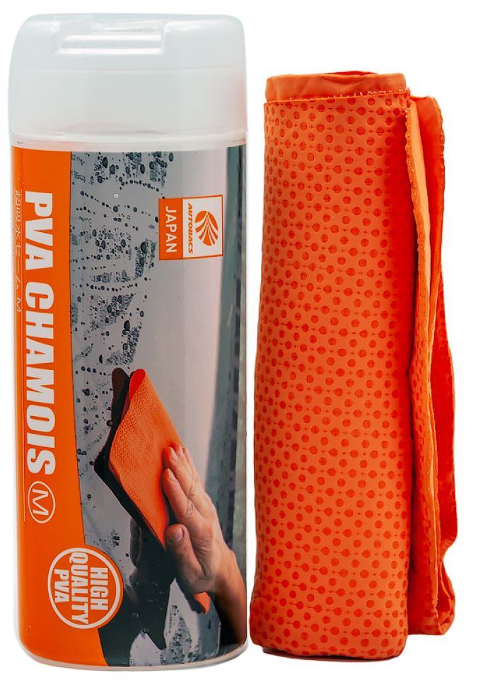 Аксессуары Салфетка универсальная для отчистки поверхности AUTOBACS CHAMOIS ORANGE