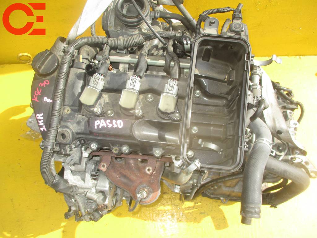 1KR ДВС PASSO KGC30, цена за двигатель без навесного Toyota Passo