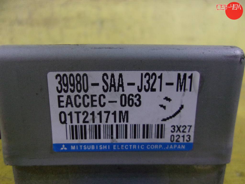 39980-SAA-J321-M1 БЛОК УПР.РЕЙКОЙ Honda Fit